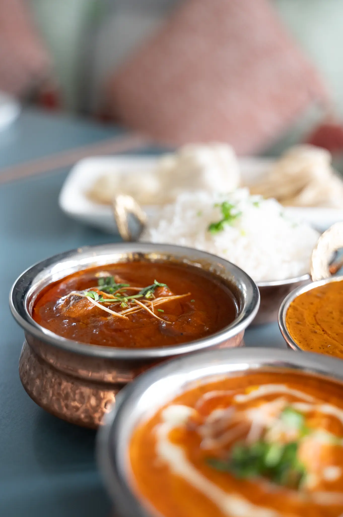 Bombay at Bucklands food spread